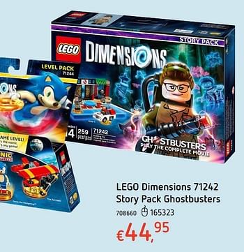 Promoties Lego dimensions story pack ghostbusters - Lego - Geldig van 20/10/2016 tot 06/12/2016 bij Dreamland