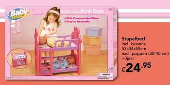 Promoties Stapelbed - Baby Basic - Geldig van 23/10/2016 tot 06/12/2016 bij Euro Shop