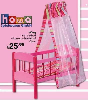 Promoties Wieg - Howa - Geldig van 23/10/2016 tot 06/12/2016 bij Euro Shop