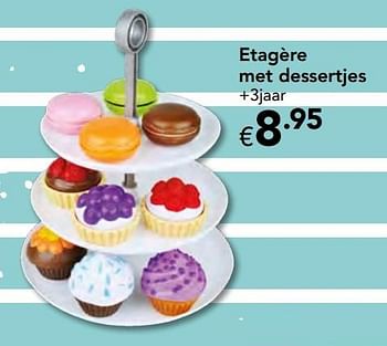 Promoties Etagère met dessertjes - Huismerk - Euroshop - Geldig van 23/10/2016 tot 06/12/2016 bij Euro Shop