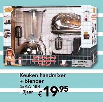 Promoties Keuken handmixer + blender - Huismerk - Euroshop - Geldig van 23/10/2016 tot 06/12/2016 bij Euro Shop