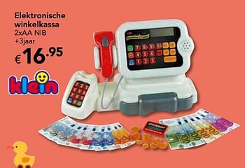 Promoties Elektronische winkelkassa - Theo Klein - Geldig van 23/10/2016 tot 06/12/2016 bij Euro Shop