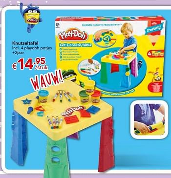 Promoties Knutseltafel - Play-Doh - Geldig van 23/10/2016 tot 06/12/2016 bij Euro Shop