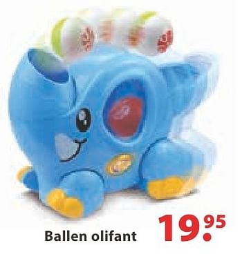 Promoties Ballen olifant - Huismerk - Multi Bazar - Geldig van 10/10/2016 tot 06/12/2016 bij Multi Bazar