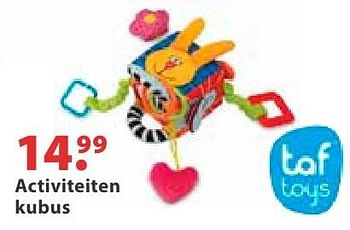 Promoties Activiteiten kubus - Taf Toys - Geldig van 10/10/2016 tot 06/12/2016 bij Multi Bazar