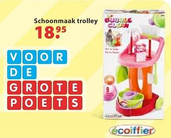 Promotions Schoonmaak trolley - Ecoiffier - Valide de 10/10/2016 à 06/12/2016 chez Multi Bazar