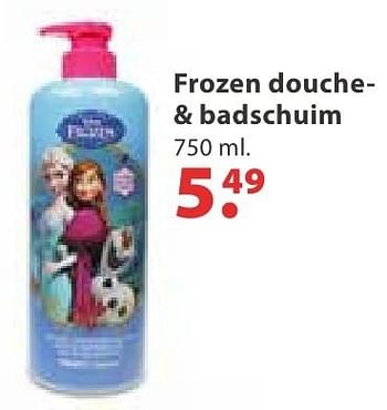 Promoties Frozen douche- + badschuim - Disney  Frozen - Geldig van 10/10/2016 tot 06/12/2016 bij Multi Bazar