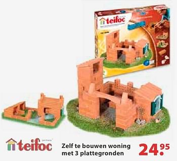 Promoties Zelf te bouwen woning met 3 plattegronden - teifoc - Geldig van 10/10/2016 tot 06/12/2016 bij Multi Bazar