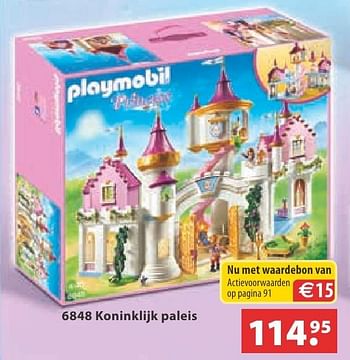 Promoties Koninklijk paleis - Playmobil - Geldig van 10/10/2016 tot 06/12/2016 bij Multi Bazar
