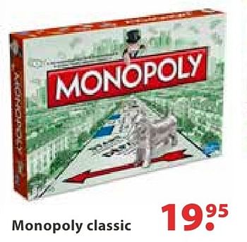 Promoties Monopoly classic - Hasbro - Geldig van 10/10/2016 tot 31/12/2016 bij Vatana