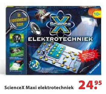 Promoties Sciencex maxi elektrotechniek - Ravensburger - Geldig van 10/10/2016 tot 31/12/2016 bij Vatana