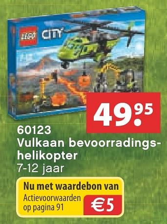 Promoties Vulkaan bevoorradingshelikopter - Lego - Geldig van 10/10/2016 tot 31/12/2016 bij Vatana