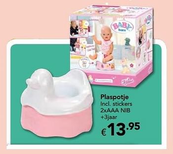 Promotions Plaspotje - Baby Born - Valide de 23/10/2016 à 06/12/2016 chez Euro Shop