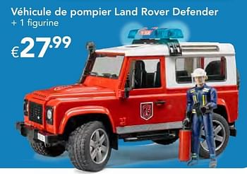 Promoties Véhicule de pompier land rover defender - Bruder - Geldig van 23/10/2016 tot 06/12/2016 bij Euro Shop