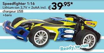 Promoties Speedfighter 1:16 - Carrera - Geldig van 23/10/2016 tot 06/12/2016 bij Euro Shop