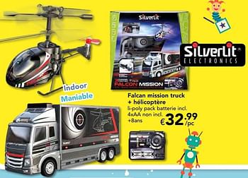 Promotions Falcan mission truck + hélicoptère - Silverlit - Valide de 23/10/2016 à 06/12/2016 chez Euro Shop