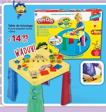 Promotions Table de bricolage - Play-Doh - Valide de 23/10/2016 à 06/12/2016 chez Euro Shop