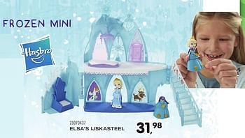 Promoties Elsa`s ijskasteel - Disney  Frozen - Geldig van 25/10/2016 tot 15/12/2016 bij Supra Bazar