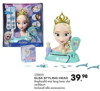 Promotions Elsa styling head - Disney  Frozen - Valide de 25/10/2016 à 15/12/2016 chez Supra Bazar