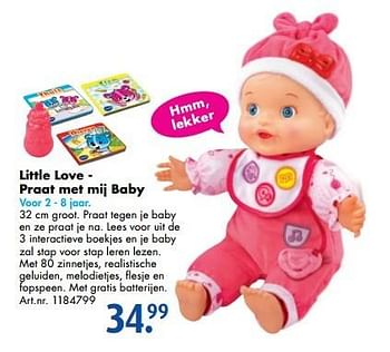 Promoties Little love praat met mij baby - Little Love - Geldig van 17/10/2016 tot 01/01/2017 bij Bart Smit