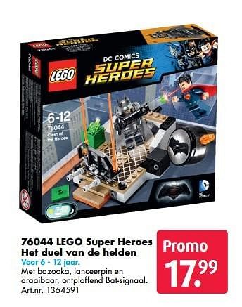 Promoties Lego super heroes het duel van de helden - Lego - Geldig van 17/10/2016 tot 01/01/2017 bij Bart Smit