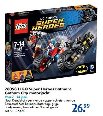 Promoties Lego super heroes batman: gotham city motorjacht - Lego - Geldig van 17/10/2016 tot 01/01/2017 bij Bart Smit