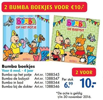 Huismerk - Smit Bumba boekjes Promotie bij Bart