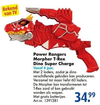 Power Rangers Power rangers morpher t-rex dino charge - Promotie bij Bart Smit