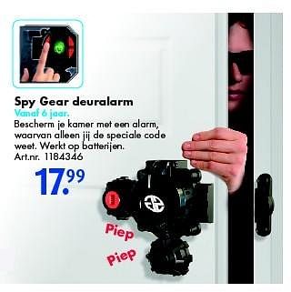 Promoties Spy gear deuralarm - Spy gear - Geldig van 17/10/2016 tot 01/01/2017 bij Bart Smit
