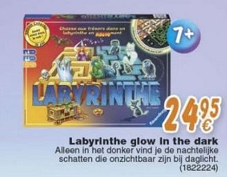 Promoties Labyrinthe glow in the dark - Ravensburger - Geldig van 18/10/2016 tot 06/12/2016 bij Cora