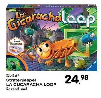 Promoties Strategiespel la cucaracha loop - Ravensburger - Geldig van 25/10/2016 tot 15/12/2016 bij Supra Bazar