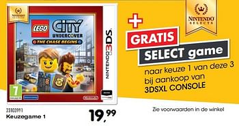 Promotions Lego city undercover the chase begins - Warner Brothers Interactive Entertainment - Valide de 25/10/2016 à 15/12/2016 chez Supra Bazar