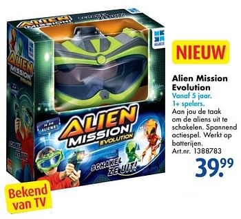 Promoties Alien mission evolution - Megableu - Geldig van 17/10/2016 tot 01/01/2017 bij Bart Smit