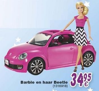 Promoties Barbie en haar beetie - Mattel - Geldig van 18/10/2016 tot 06/12/2016 bij Cora