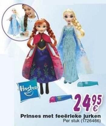 Promoties Prinses met feeerleke jurken - Hasbro - Geldig van 18/10/2016 tot 06/12/2016 bij Cora