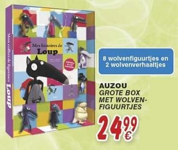 Promotions Auzou grote box met wolven figuurtjes - Produit maison - Cora - Valide de 18/10/2016 à 06/12/2016 chez Cora