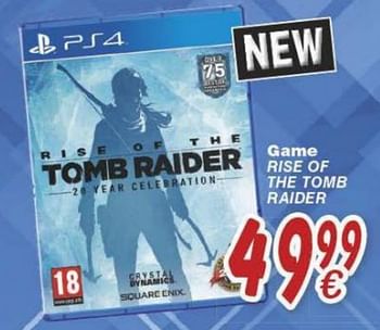 Promoties Game rise of the tomb raider - Square Enix - Geldig van 18/10/2016 tot 06/12/2016 bij Cora
