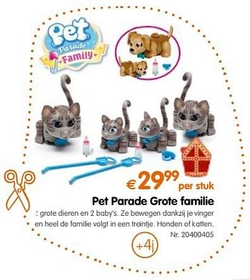 Promoties Pet parade grote familie - Pet Parade - Geldig van 18/10/2016 tot 06/12/2016 bij Fun