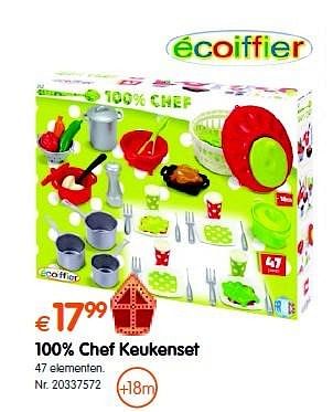 Promoties 100% chef keukenset - Ecoiffier - Geldig van 18/10/2016 tot 06/12/2016 bij Fun