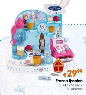 Promoties Frozen ijssalon - Disney  Frozen - Geldig van 18/10/2016 tot 06/12/2016 bij Fun