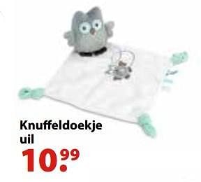 Promoties Knuffeldoekje uil - Tiamo - Geldig van 26/10/2016 tot 31/12/2016 bij Desomer-Plancke