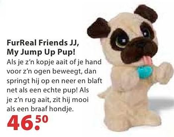 Promotions Furreal friends jj, my jump up pup! - FurReal Friends - Valide de 26/10/2016 à 31/12/2016 chez Desomer-Plancke
