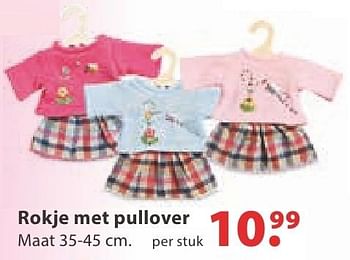 Promoties Rokje met pullover - Huismerk - Desomer-Plancke - Geldig van 26/10/2016 tot 31/12/2016 bij Desomer-Plancke
