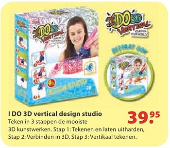 Promoties I do 3d vertical design studio - IDO3D - Geldig van 26/10/2016 tot 31/12/2016 bij Desomer-Plancke