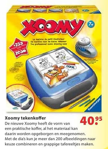 Promotions Xoomy tekenkoffer - Ravensburger - Valide de 26/10/2016 à 31/12/2016 chez Desomer-Plancke