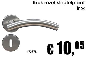 Promoties Kruk rozet sleutelplaat - Huismerk - Multi Bazar - Geldig van 17/10/2016 tot 19/11/2016 bij Multi Bazar