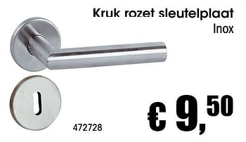 Promoties Kruk rozet sleutelplaat - Huismerk - Multi Bazar - Geldig van 17/10/2016 tot 19/11/2016 bij Multi Bazar
