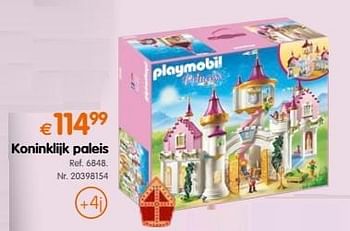 Promoties Koninklijk paleis - Playmobil - Geldig van 18/10/2016 tot 06/12/2016 bij Fun