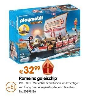 Promotions Romeins galeischip - Playmobil - Valide de 18/10/2016 à 06/12/2016 chez Fun