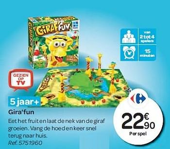 Promoties Gira`fun - Megableu - Geldig van 26/10/2016 tot 06/12/2016 bij Carrefour